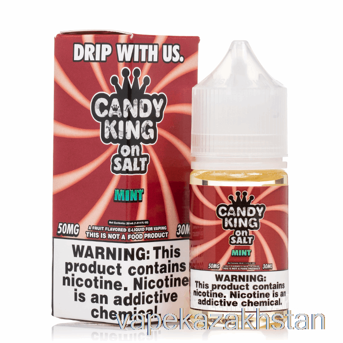 Vape Disposable Mint - Candy King Salts - 30mL 50mg